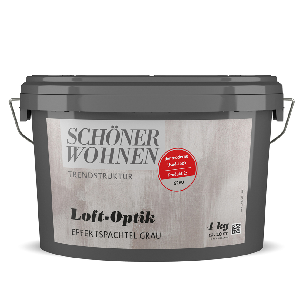 SCHÖNER WOHNEN-Trendstruktur Loft Grau