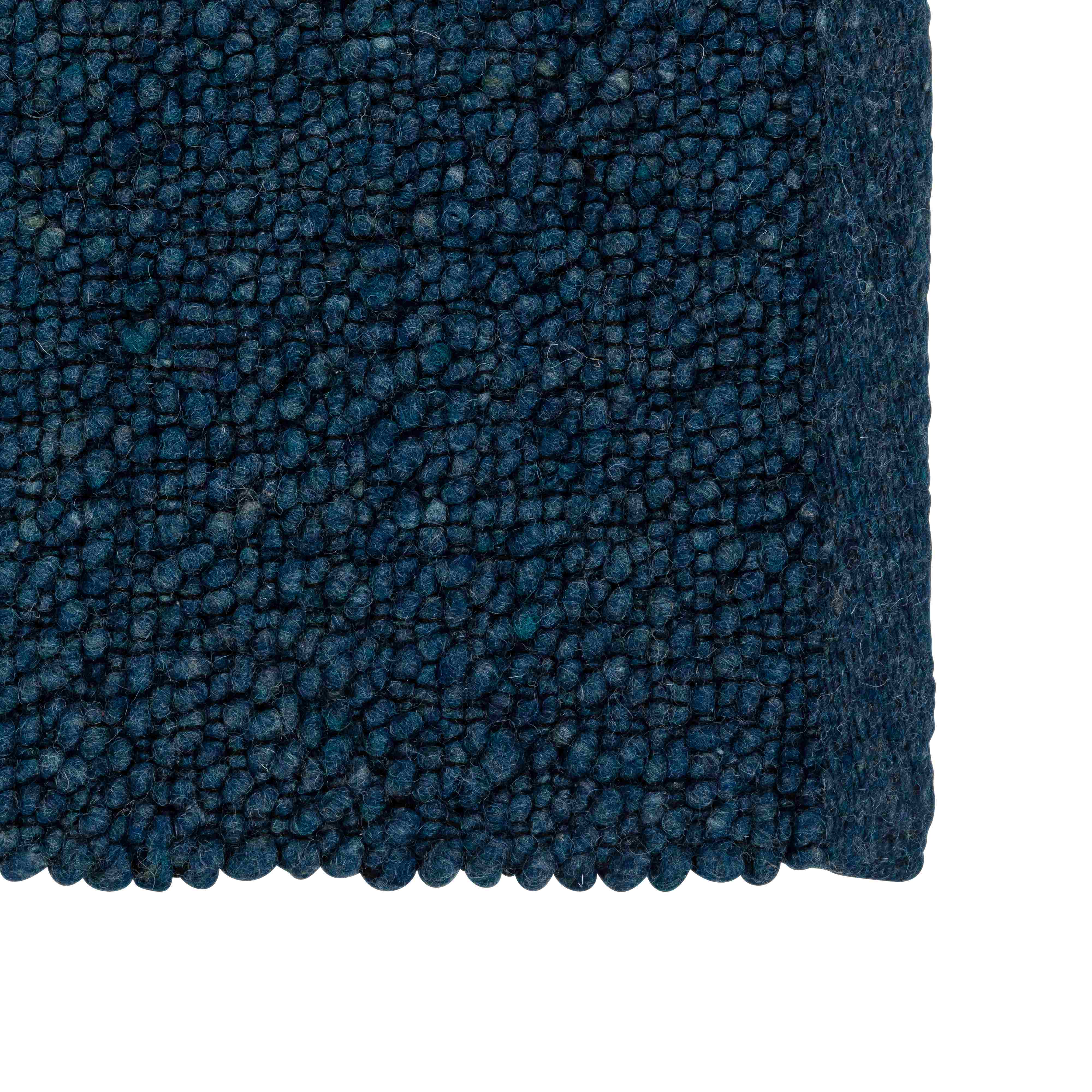 SCHOENER_WOHNEN-Teppich Junika-dunkelblau