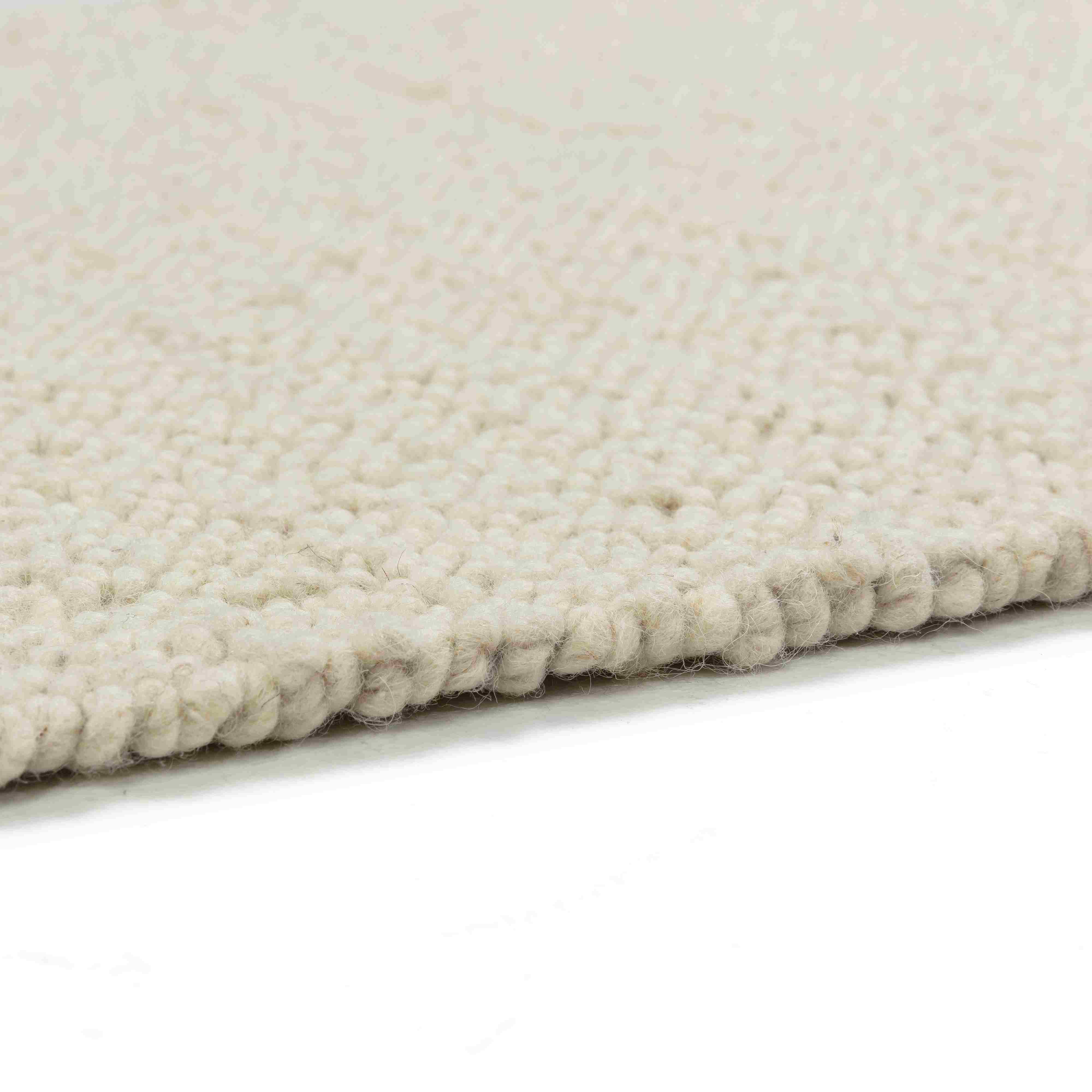 SCHOENER_WOHNEN-Teppich Junika-creme