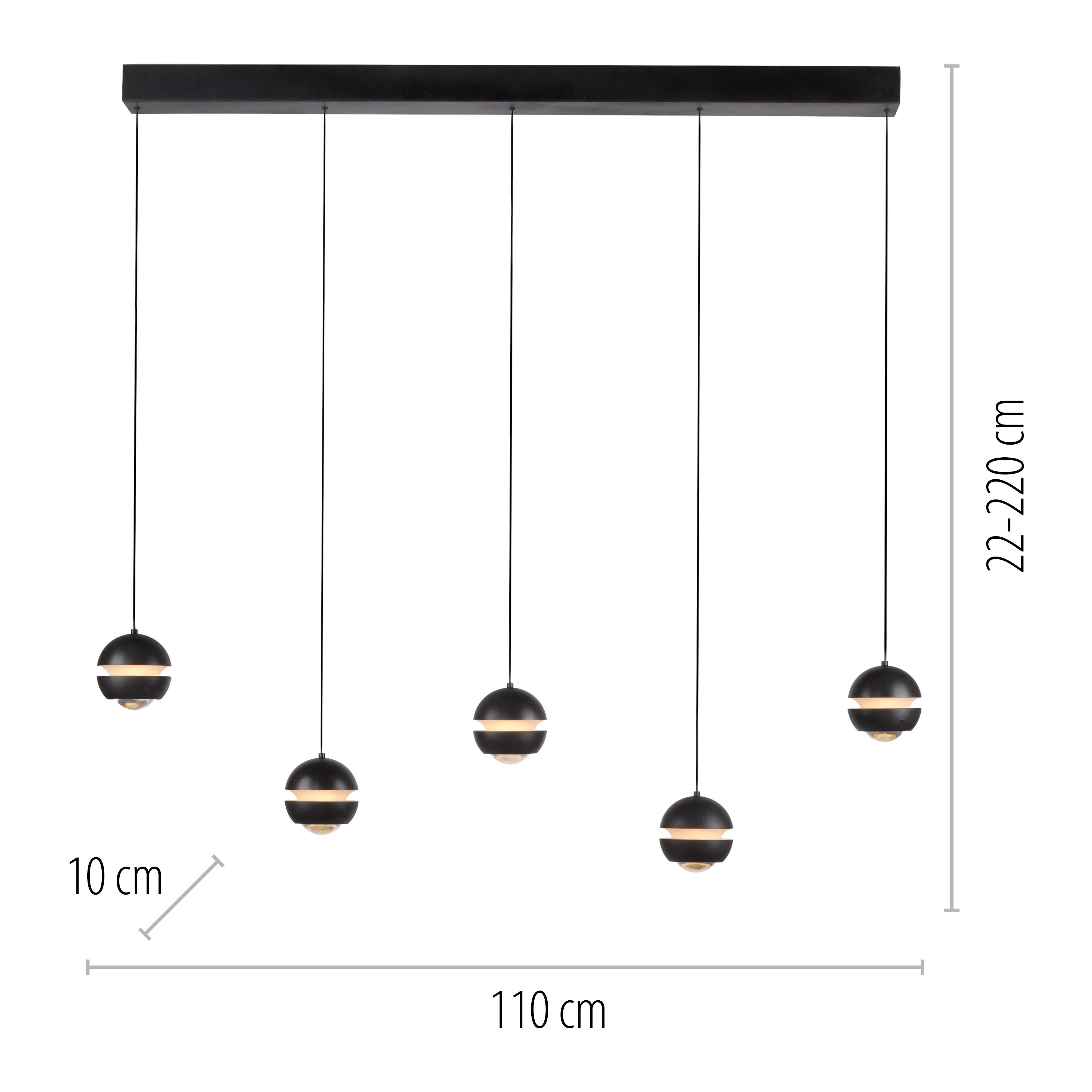 Pendelleuchte Lini 5er