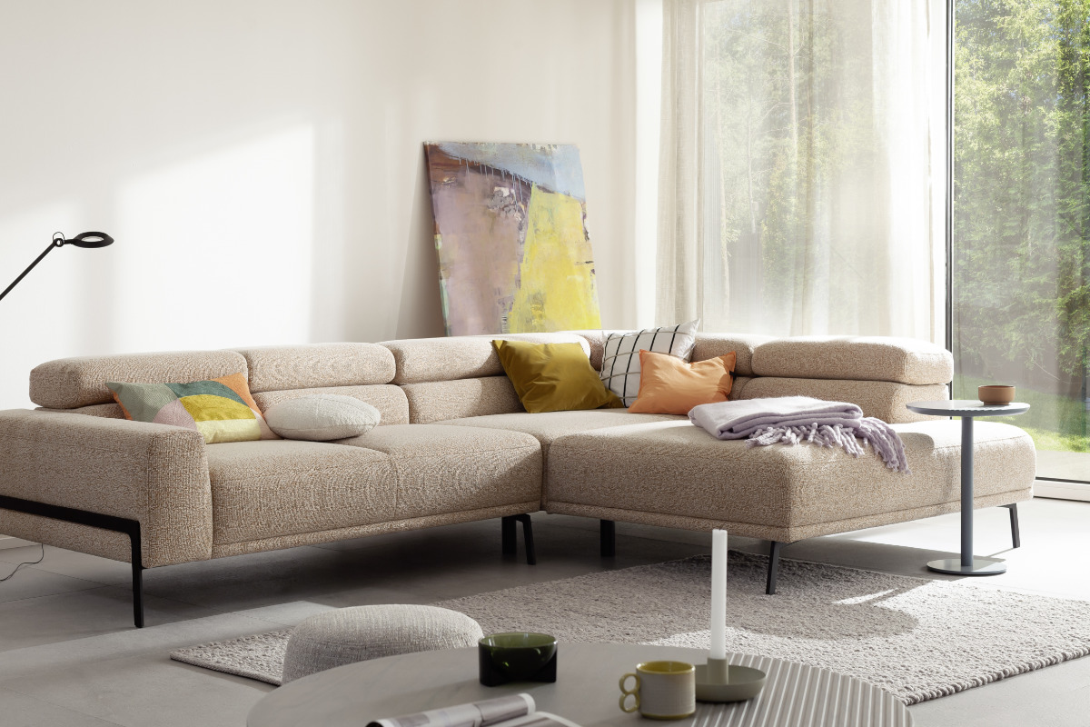 Sofa mit Bild Abstrakt SCHÖNER WOHNEN Kollektion Bilder