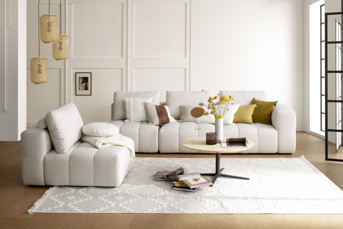 Wohnzimmer Sofa weiß SCHÖNER_WOHNEN_ELEMENTS