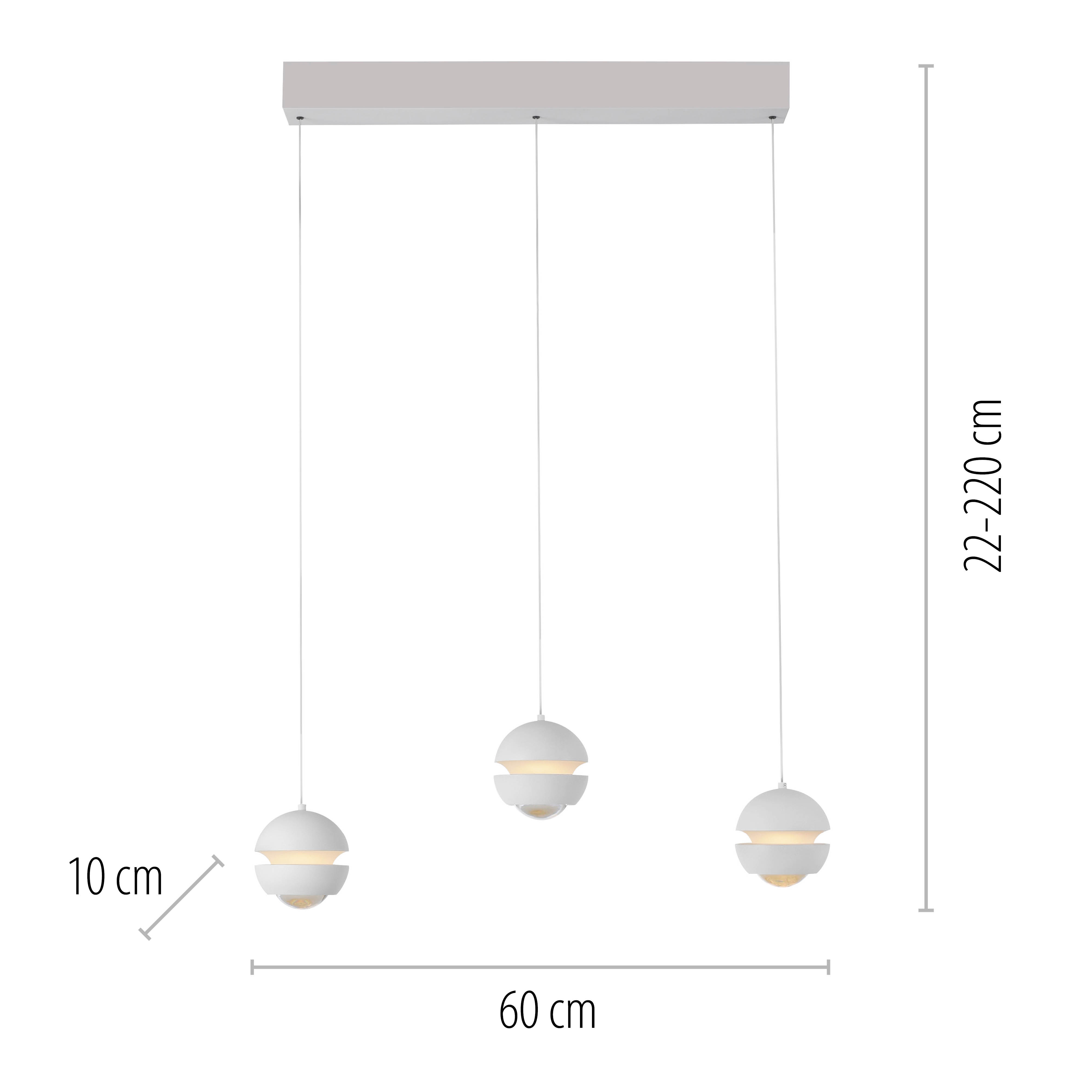 Pendelleuchte Lini 3er