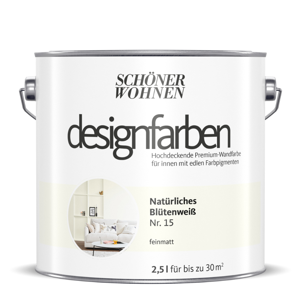 SCHOENER_WOHNEN-Designfarbe Natürliches Blütenweiß