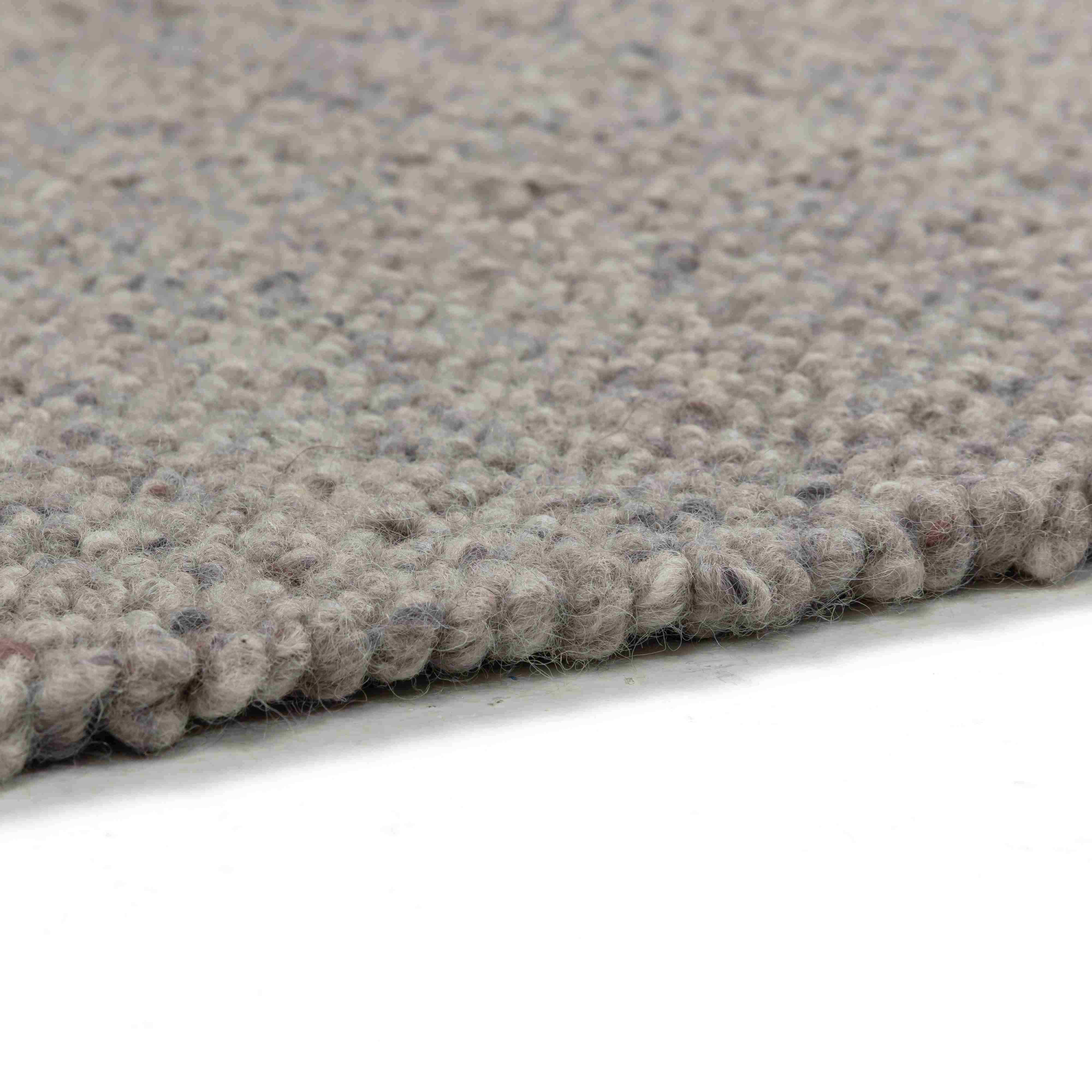 SCHOENER_WOHNEN-Teppich Junika-hellgrau