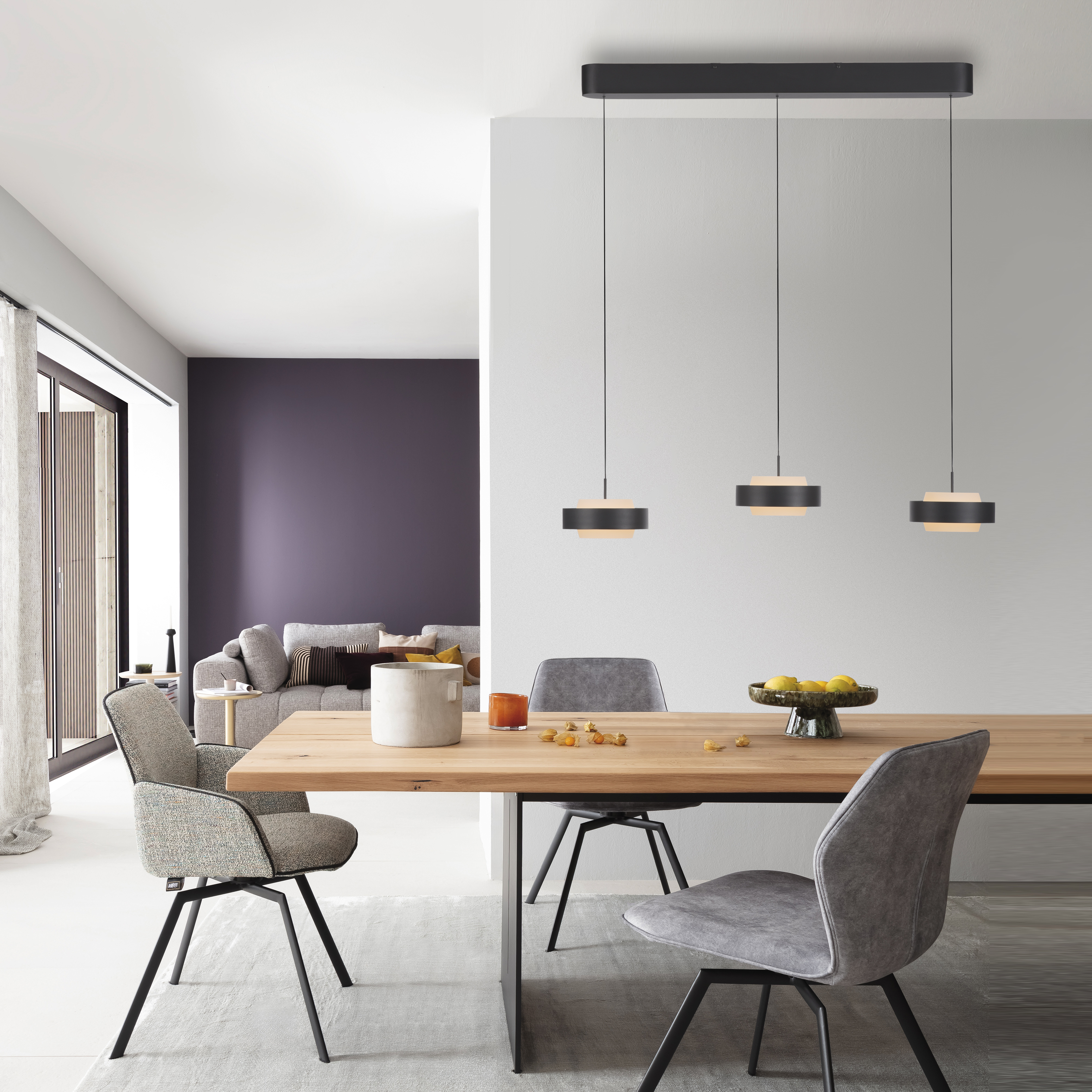 Pendelleuchte Elmo 3er