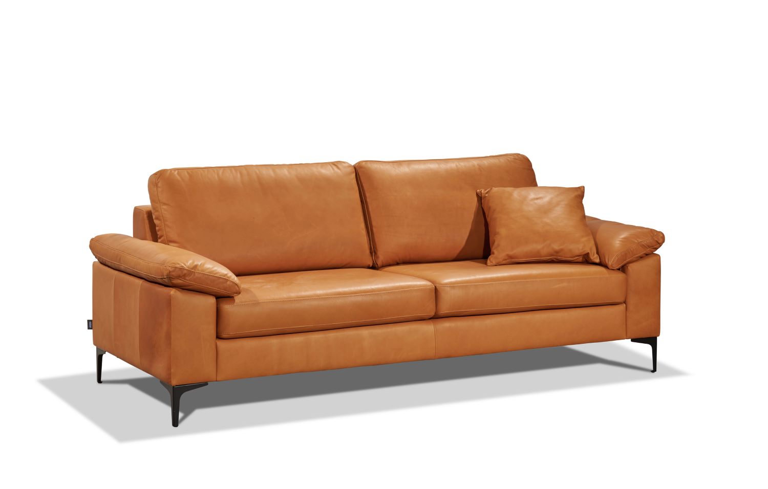 Anilinledersofa in hellbraun SCHÖNER WOHNEN-Sofas