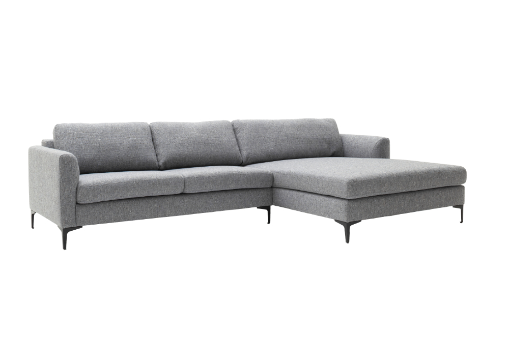 Ecksofa in grau SCHÖNER WOHNEN-Sofas