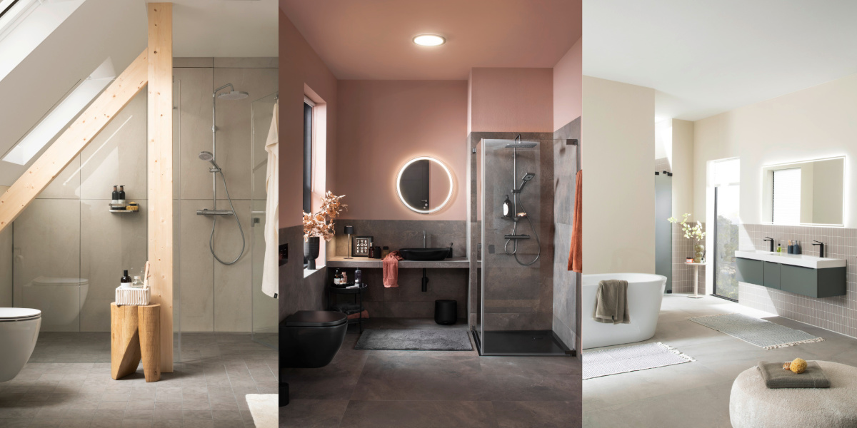 SCHOENER_WOHNEN_drei Bäder drei Stile