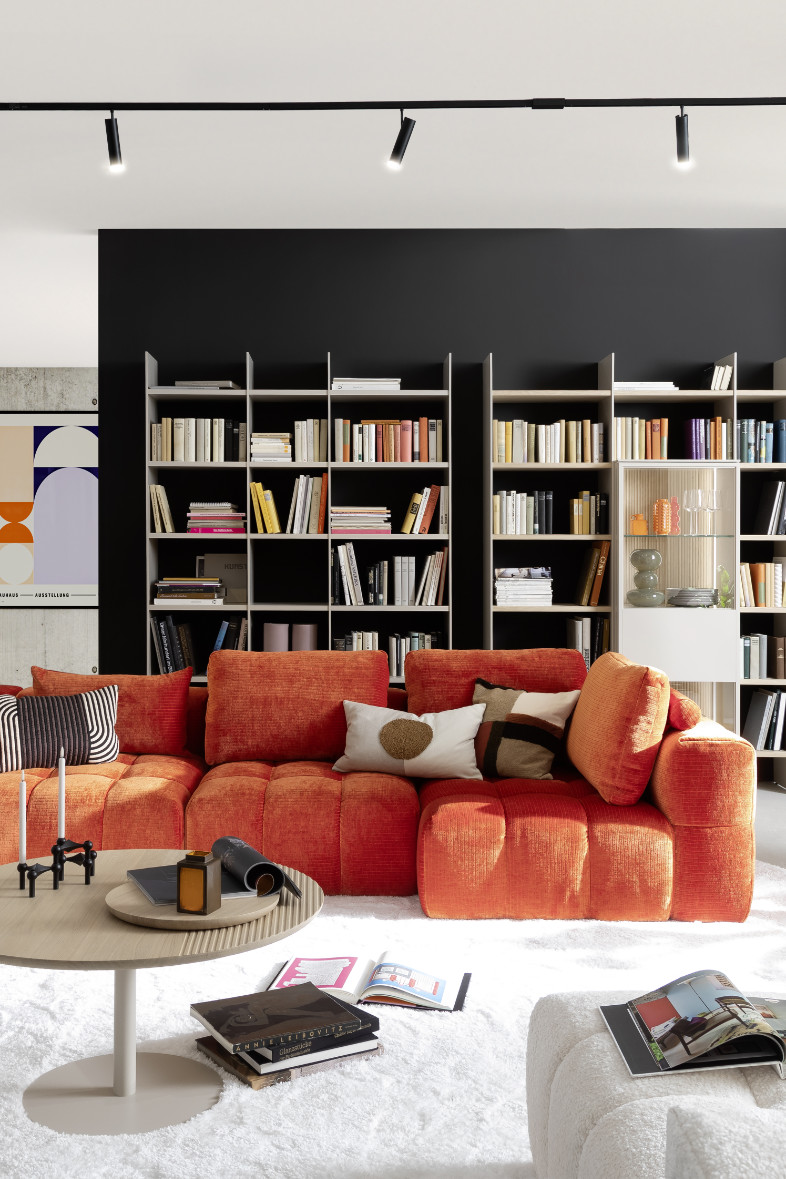 Sofa Orange SCHÖNER-WOHNEN-Möbel