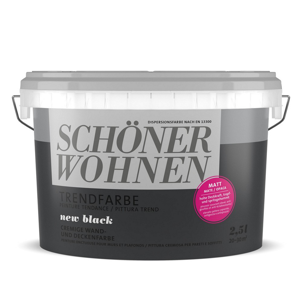 Schöner Wohnen Kollektion Trendfarbe New Black
