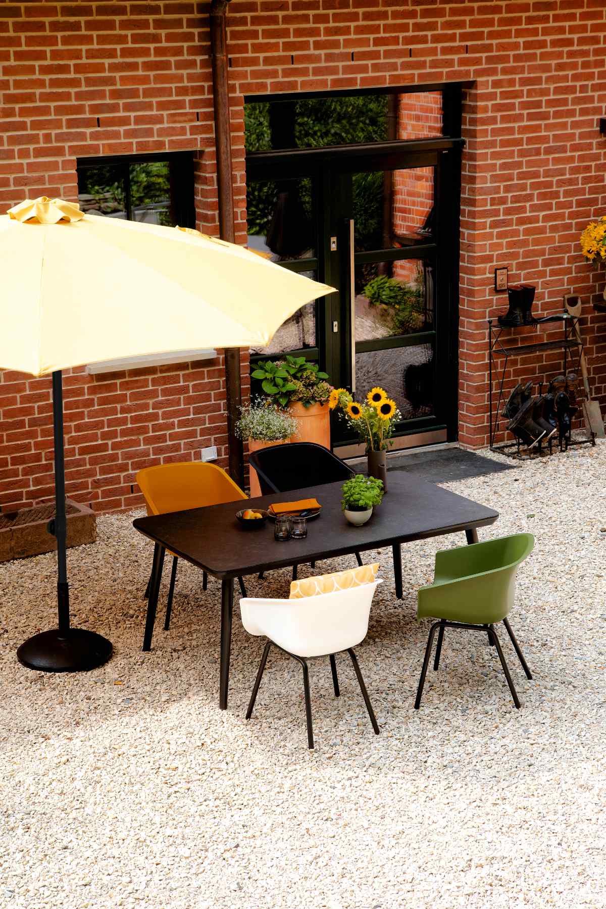 Sitzgruppe mit Sonnenschirm SCHOENER WOHNEN-Outdoor
