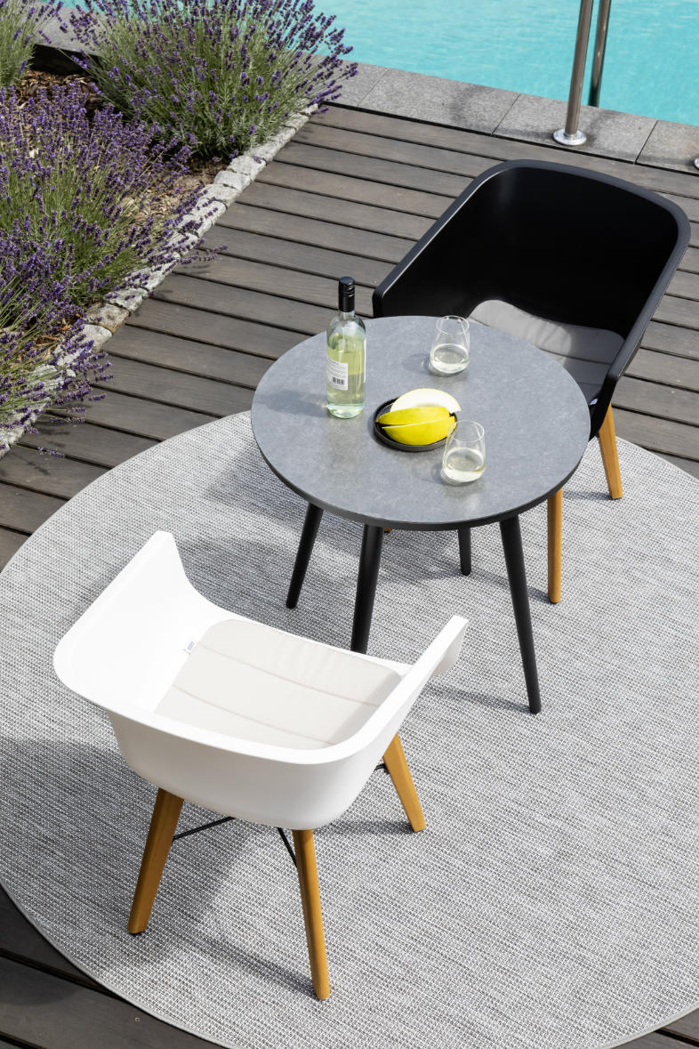 Indoor Outdoor Teppich SUMMER auf der Terrasse SCHOENER WOHNEN-Teppich SUMMER