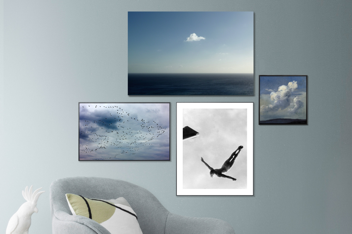 Kunstdrucke Himmerl und Wolken Schöner Wohnen-Beitrag Kunstdrucke
