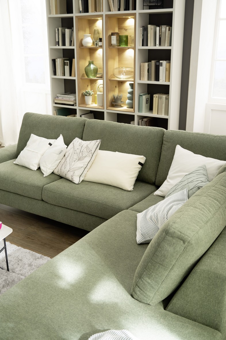 Grünes Sofa SCHÖNER WOHNEN-Sofas