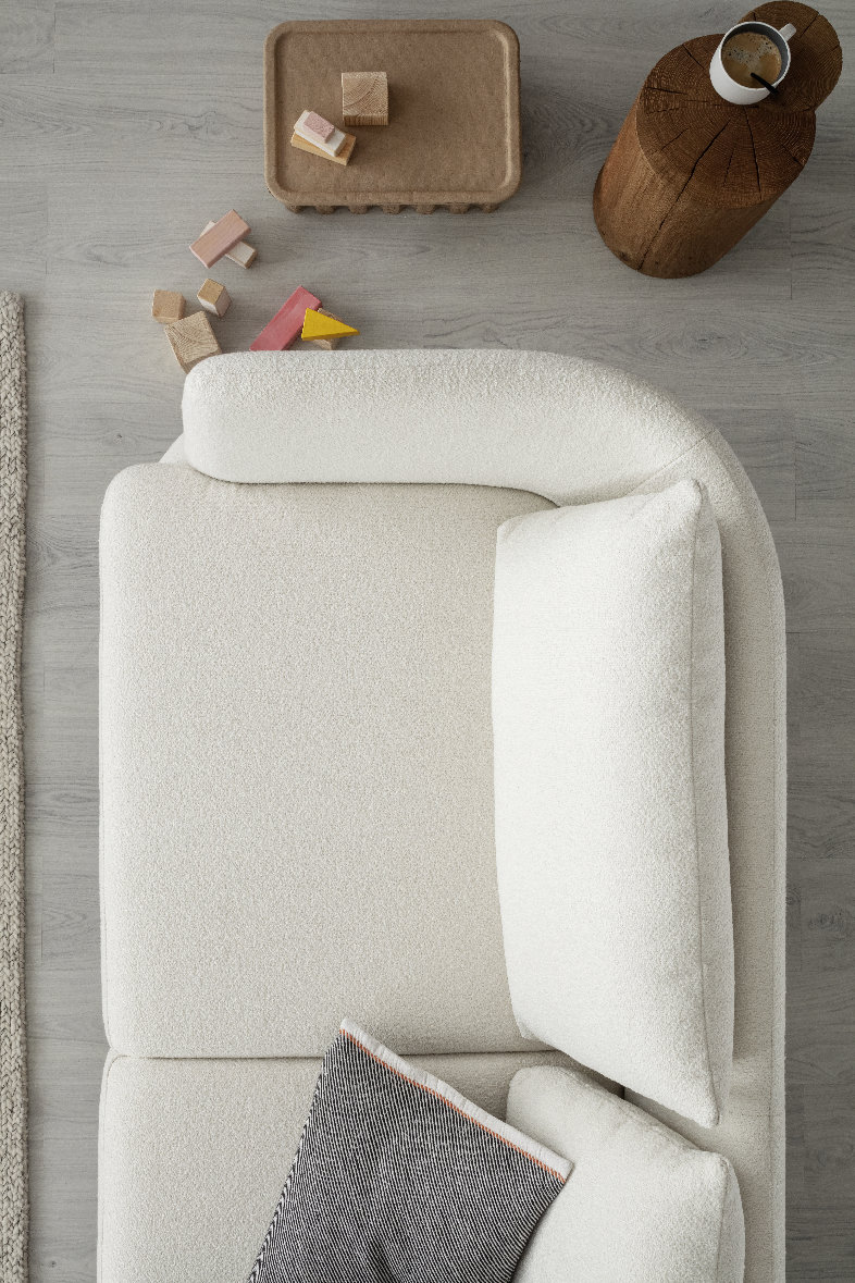 nordisch weißes Sofa SCHÖNER WOHNEN Sofa