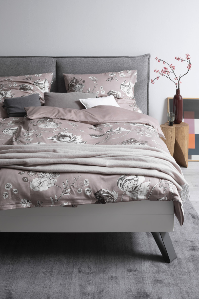 Bettwäsche mit Floralmuster SCHÖNER WOHNEN-Bettwäsche