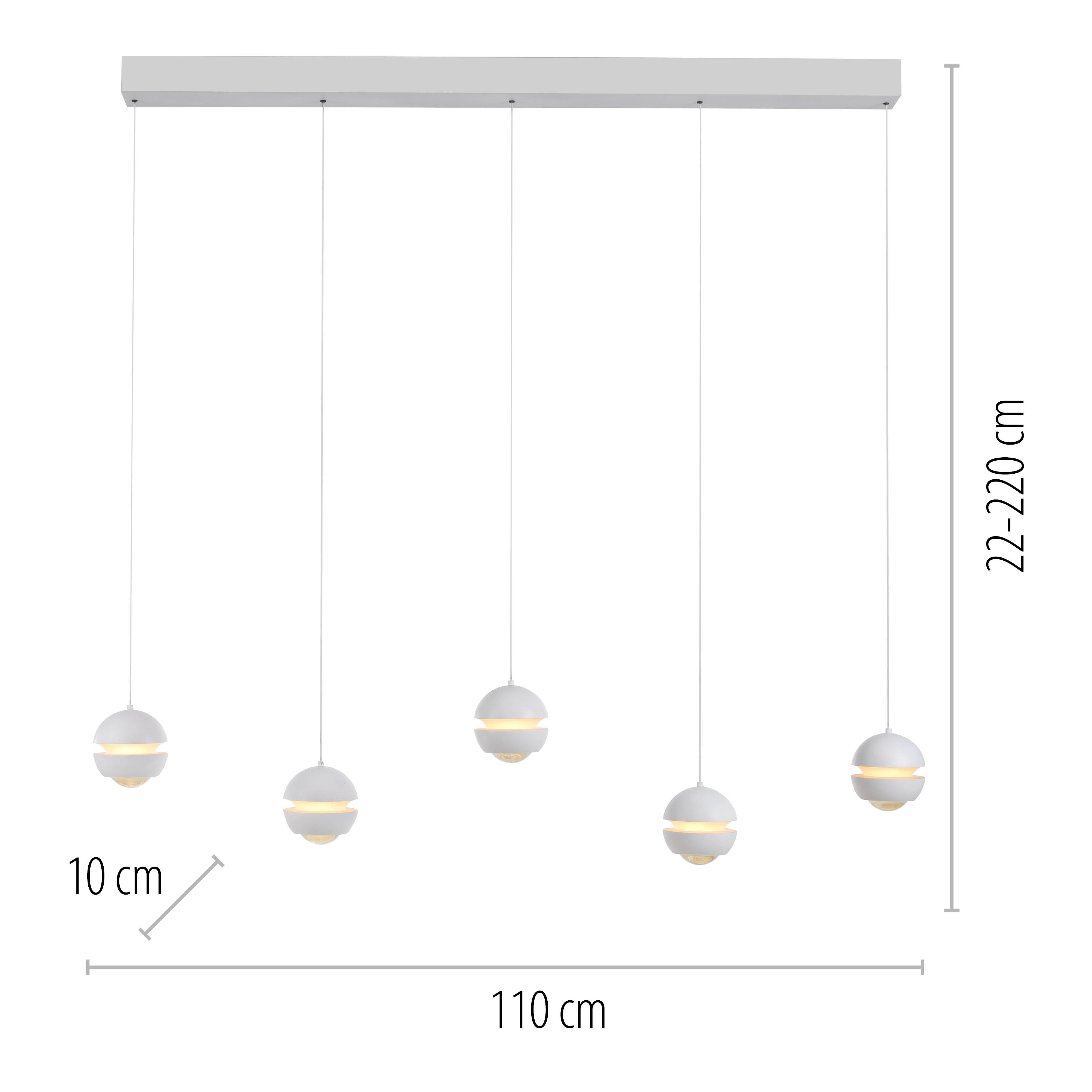 Pendelleuchte Lini 5er
