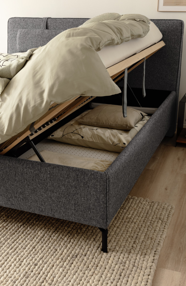 Polsterbett Stauraum SCHOENER_WOHNEN_Kollektion_Polsterbetten