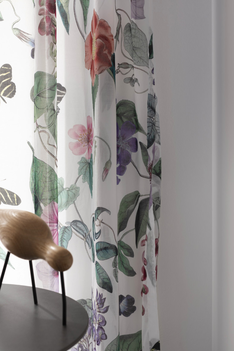 Florale Vorhänge SCHÖNER WOHNEN-Vorhänge