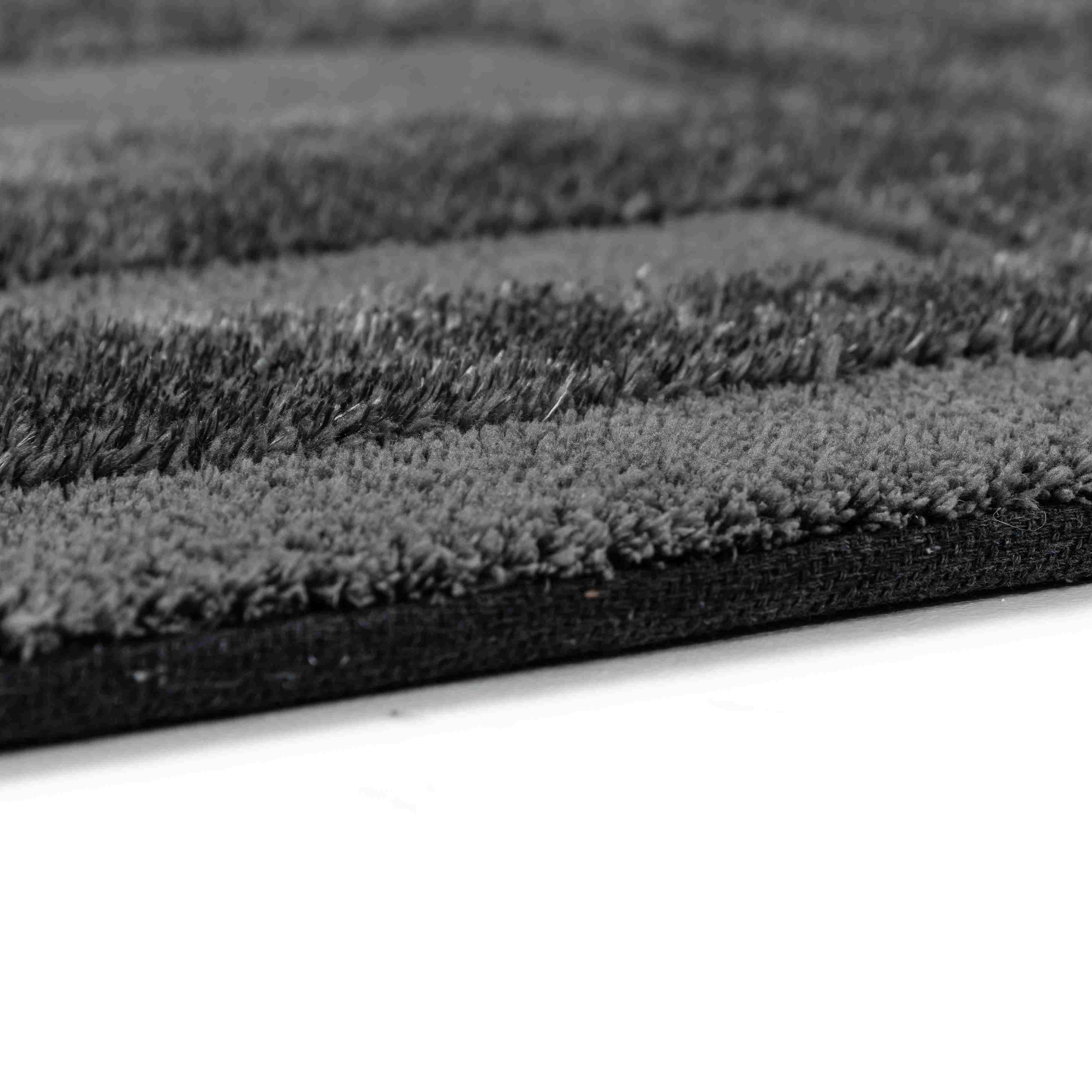 SCHOENER_WOHNEN-Teppich Blaze Kästchen-anthrazit