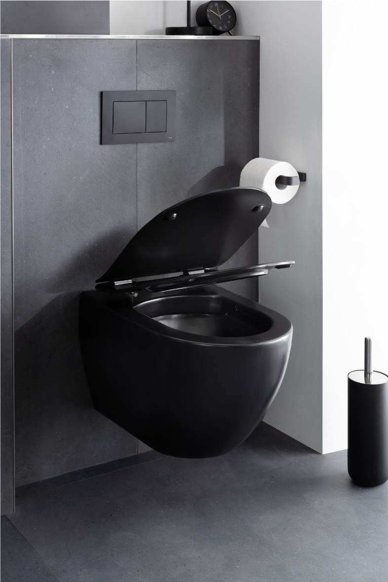 ANTUS WC in Schwarz SCHÖNER WOHNEN-Bad