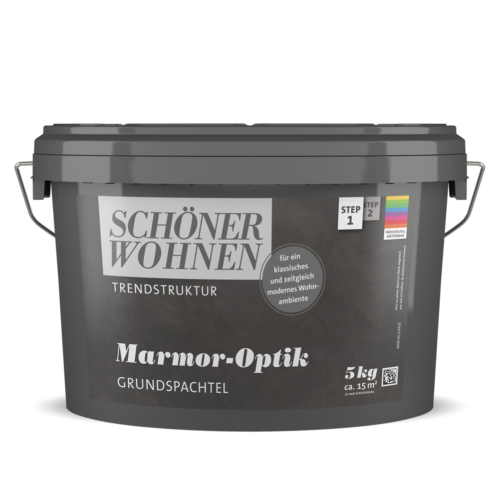 Schöner Wohnen Kollektion Trendstruktur Marmor Grundspachtel