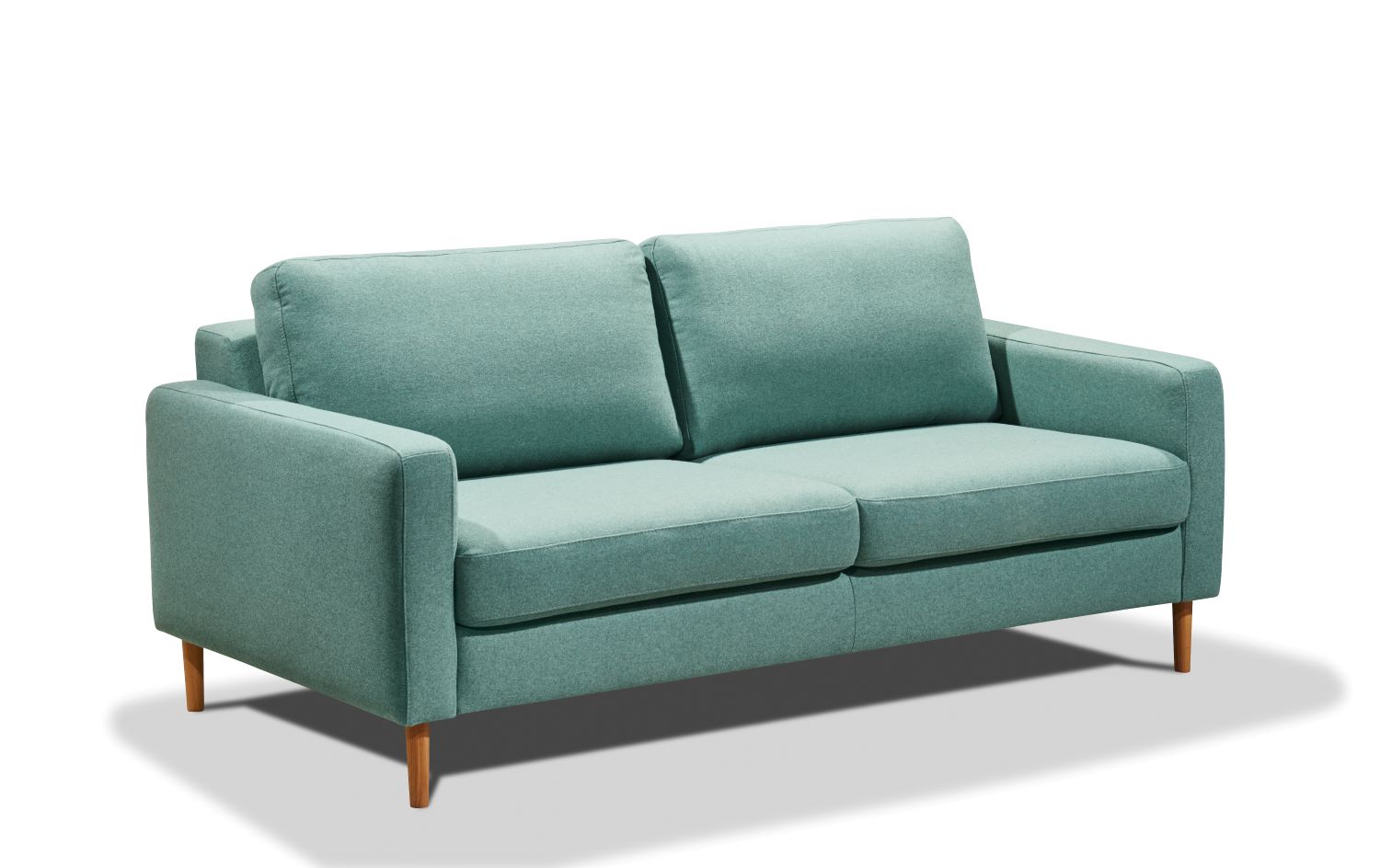 Türkisblaues Einzelsofa mit Holzfüßen SCHÖNER WOHNEN-Sofas