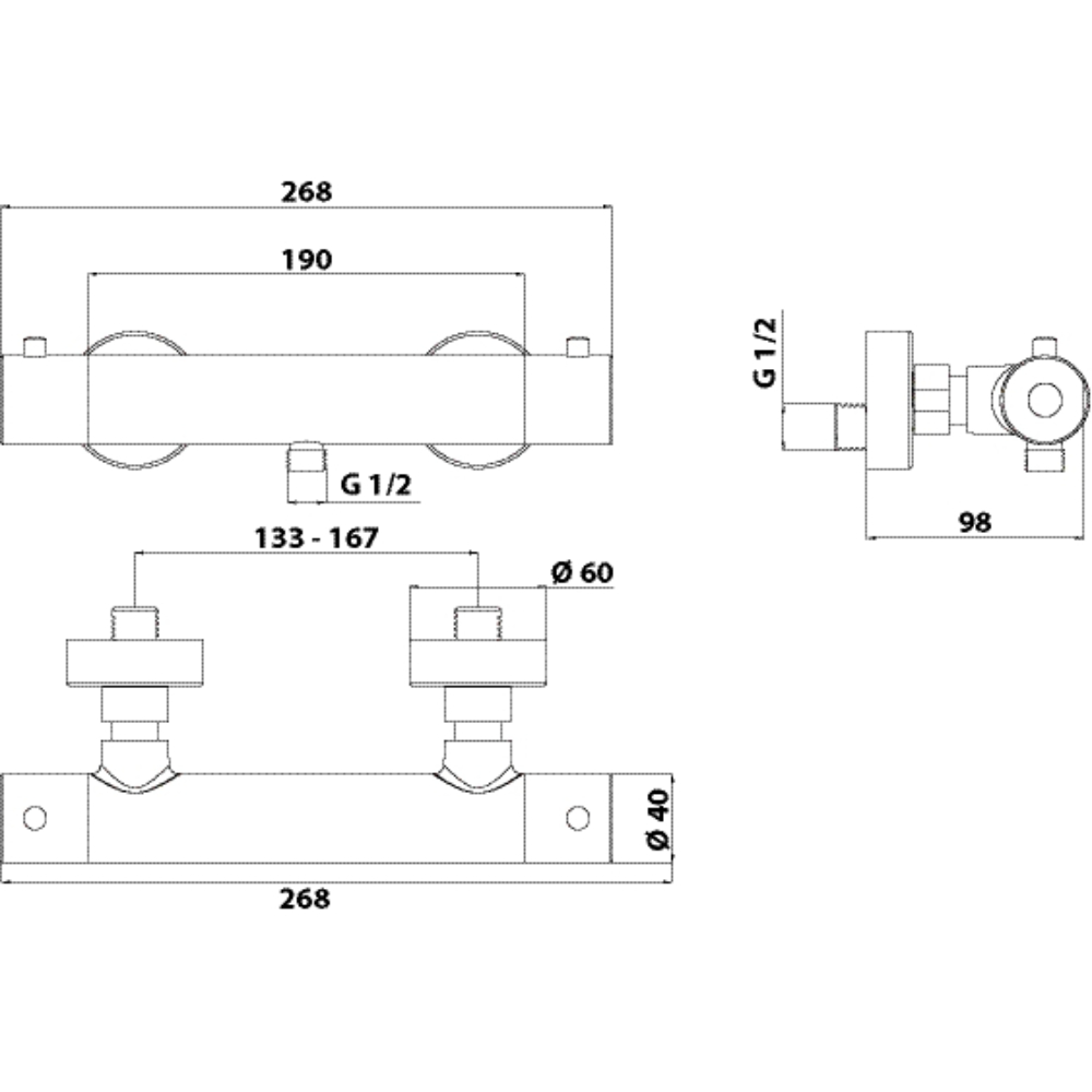 Dusch-Thermostat Dicu