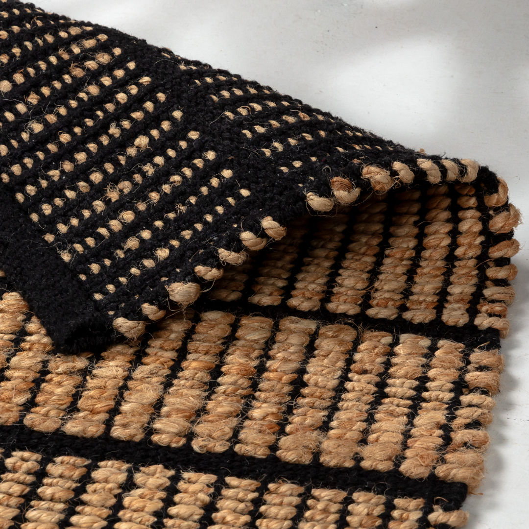 SCHOENER_WOHNEN-Teppich Nalaya-schwarz