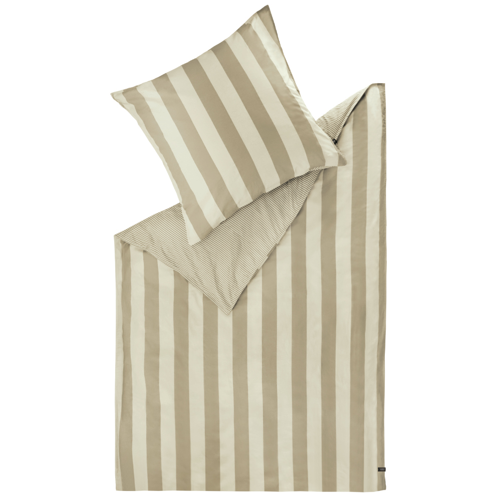 SCHOENER_WOHNEN-Bettwäsche Panel-beige-77322-030-135-200