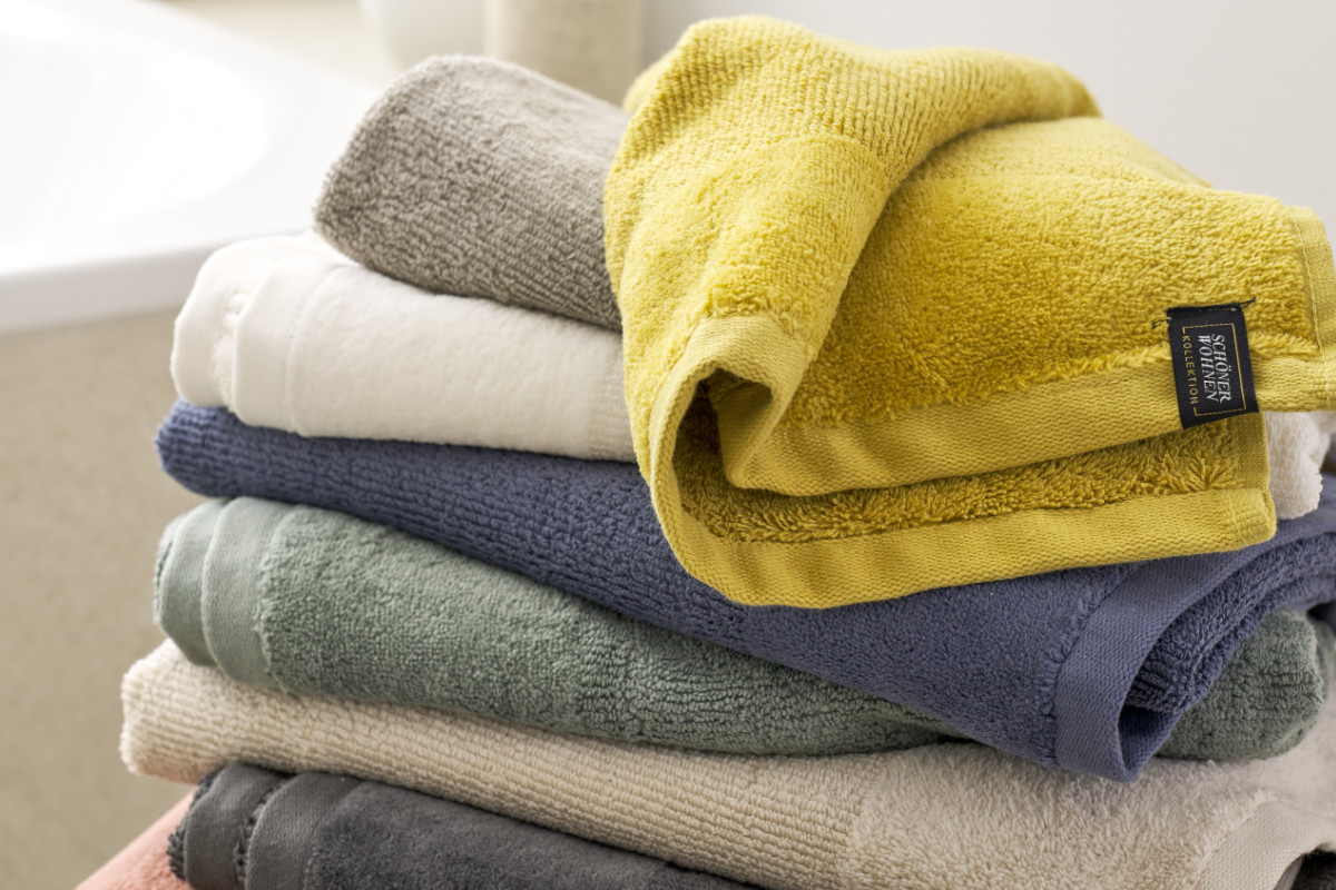 Handtüchern in verschiedenen Farben SCHÖNER WOHNEN Kollektion Handtücher