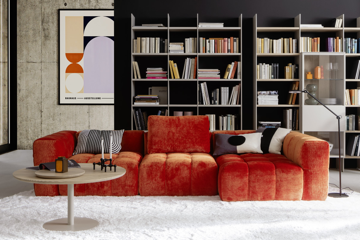 Wohnzimmer Sofa mit Cord SCHÖNER_WOHNEN_ELEMENTS