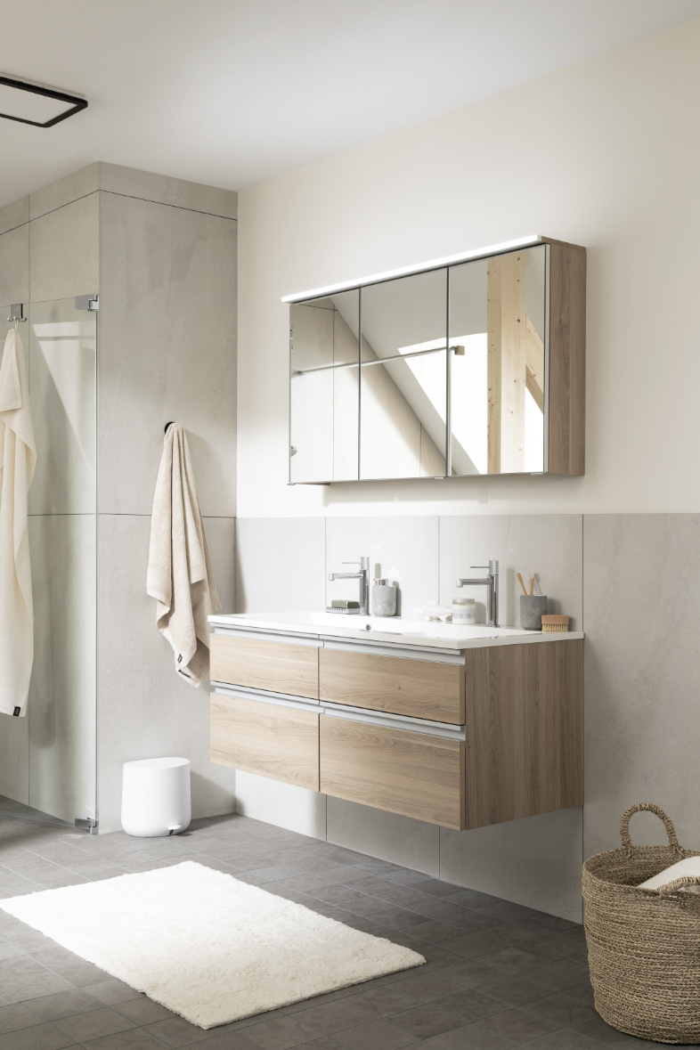 Bad Möbel Set Stockholm SCHOENER_WOHNEN_drei Bäder drei Stile