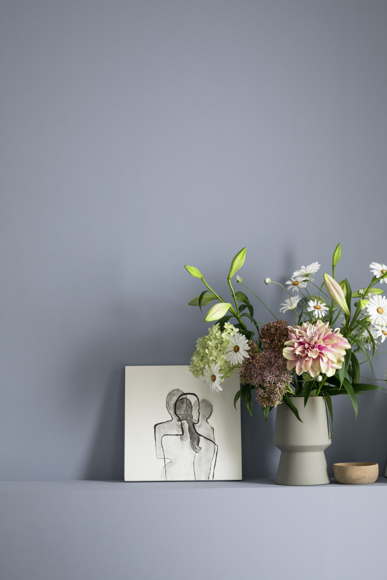 Blaue Wandfarbe SCHÖNER WOHNEN-Farben