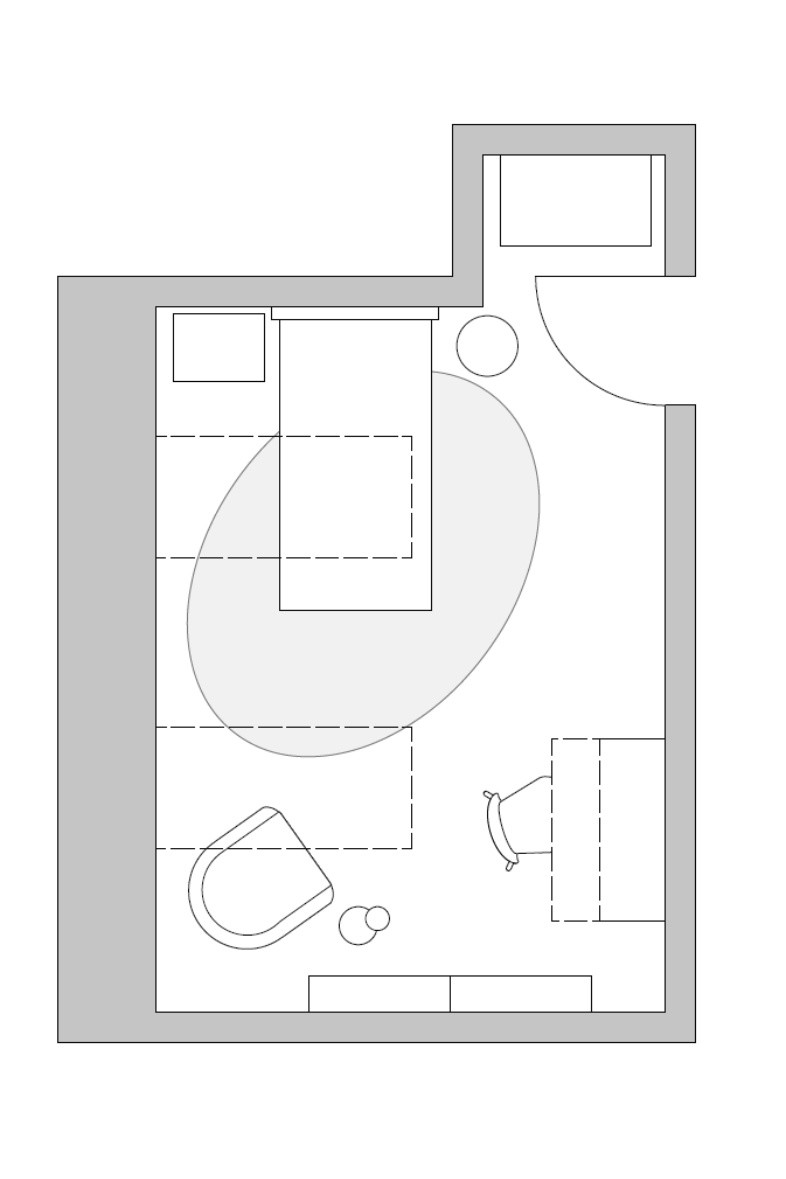 Grundriss SCHÖNER WOHNEN-Zimmertausch