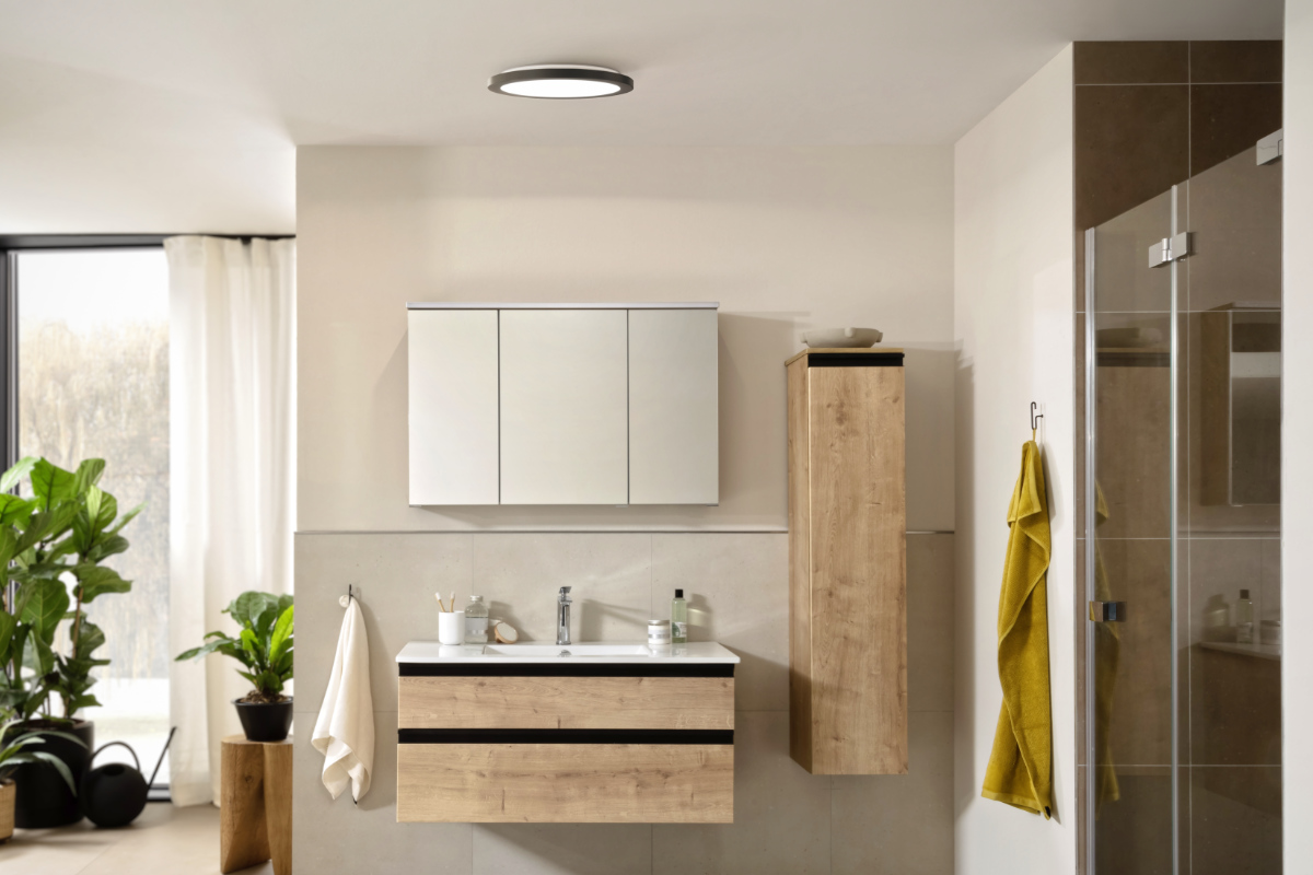 Badezimmer hell natürlich SCHÖNER WOHNEN Deckenleuchten