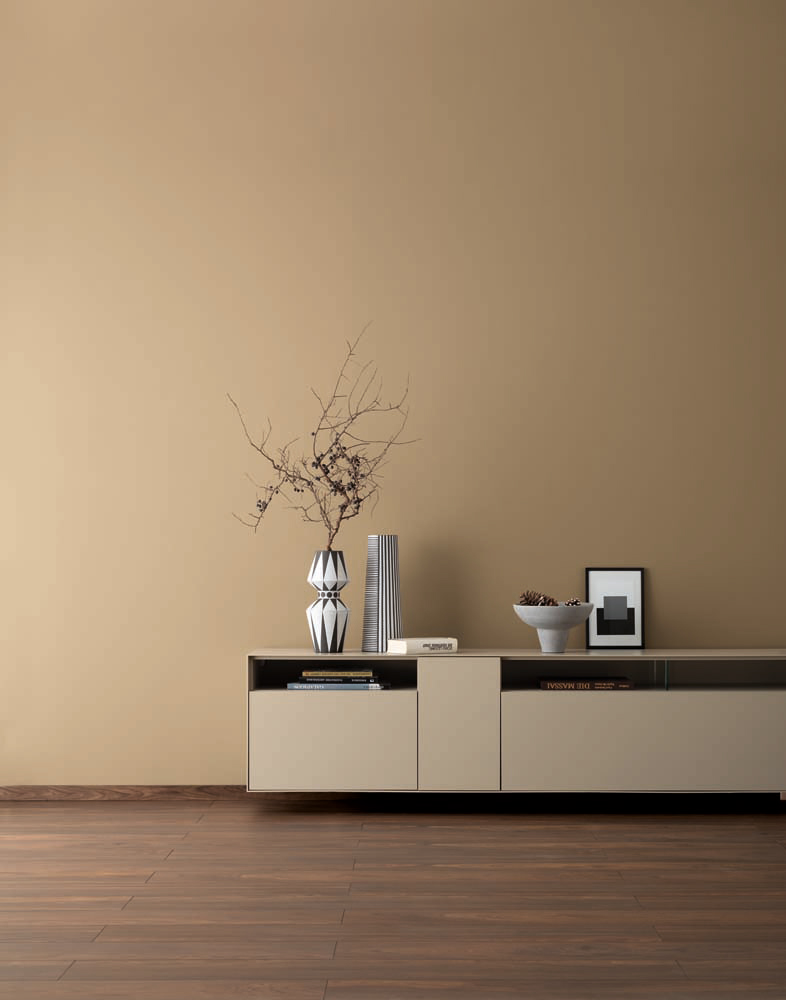 Warme Wandfarben für den Winter: Warmes Erdbraun SCHÖNER WOHNEN-Designfarben