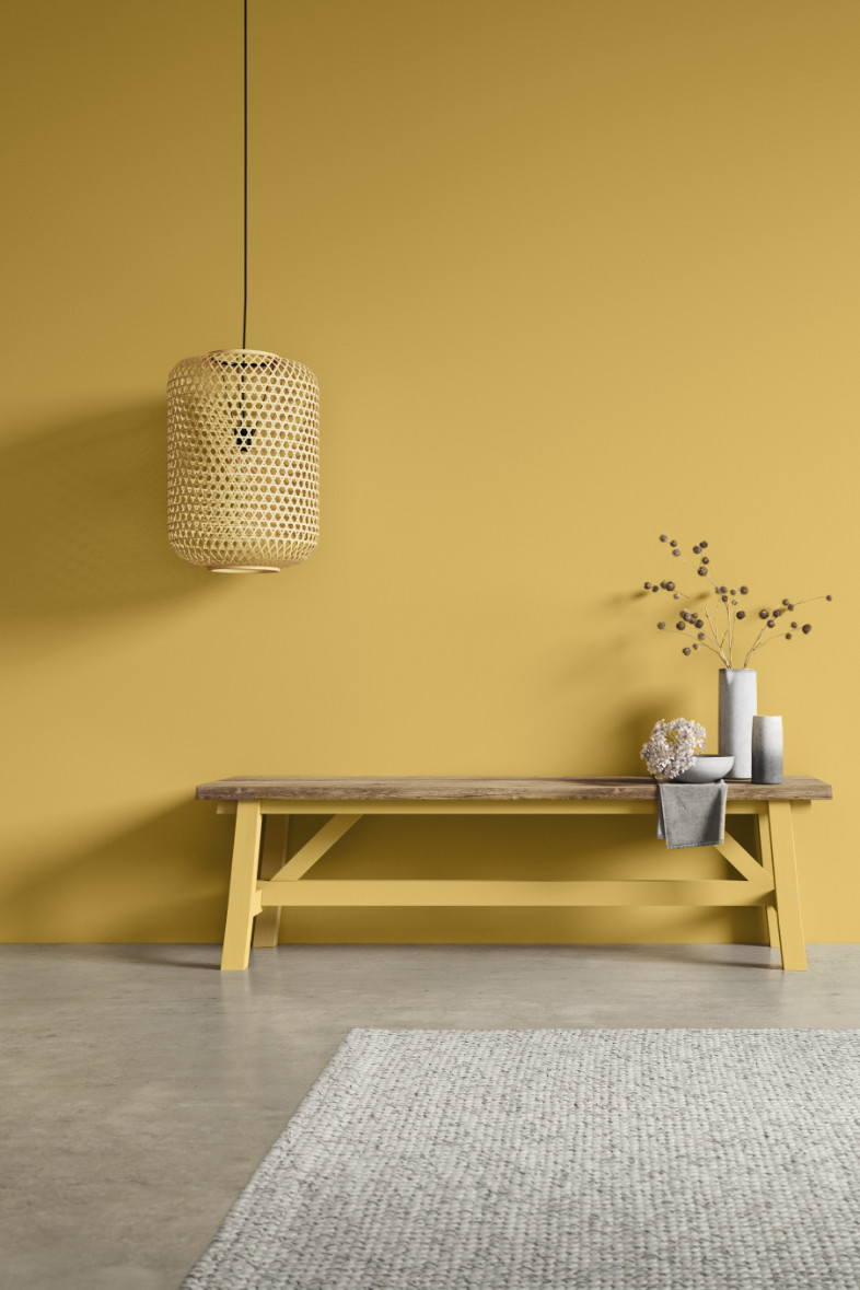 Gelbe Wandfarbe SCHÖNER WOHNEN-Farbe