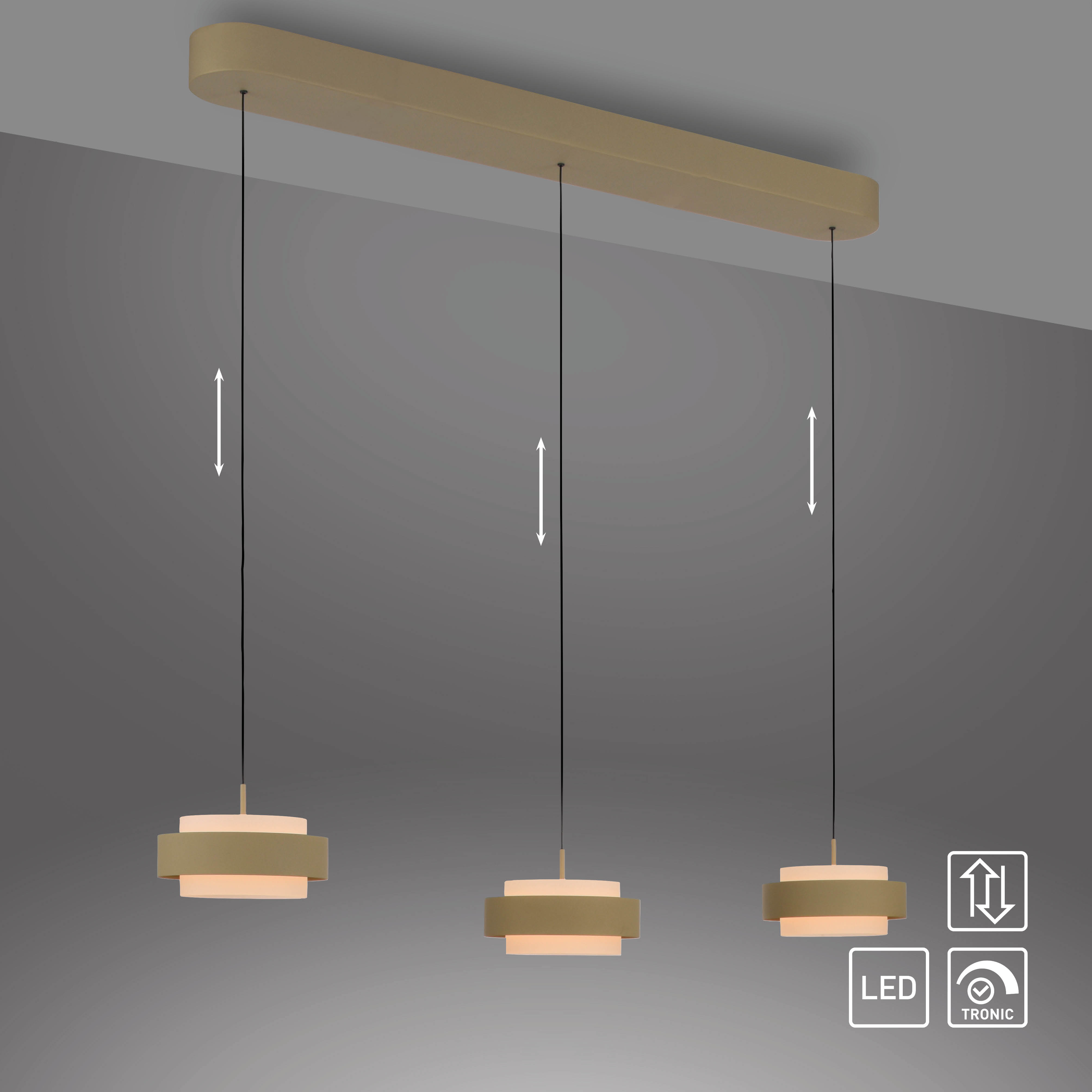 Pendelleuchte Elmo 3er