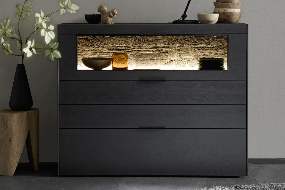 Highboard Yoris aus Massivholz SCHÖNER WOHNEN-Yoris High-und Sideboards