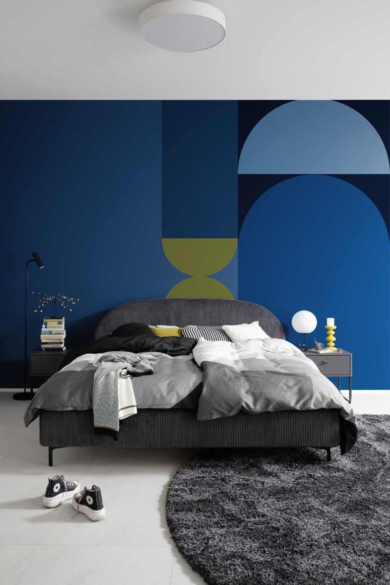 Schlafzimmer SCHÖNER_WOHNEN_Kollektion_ Farbe_Blau