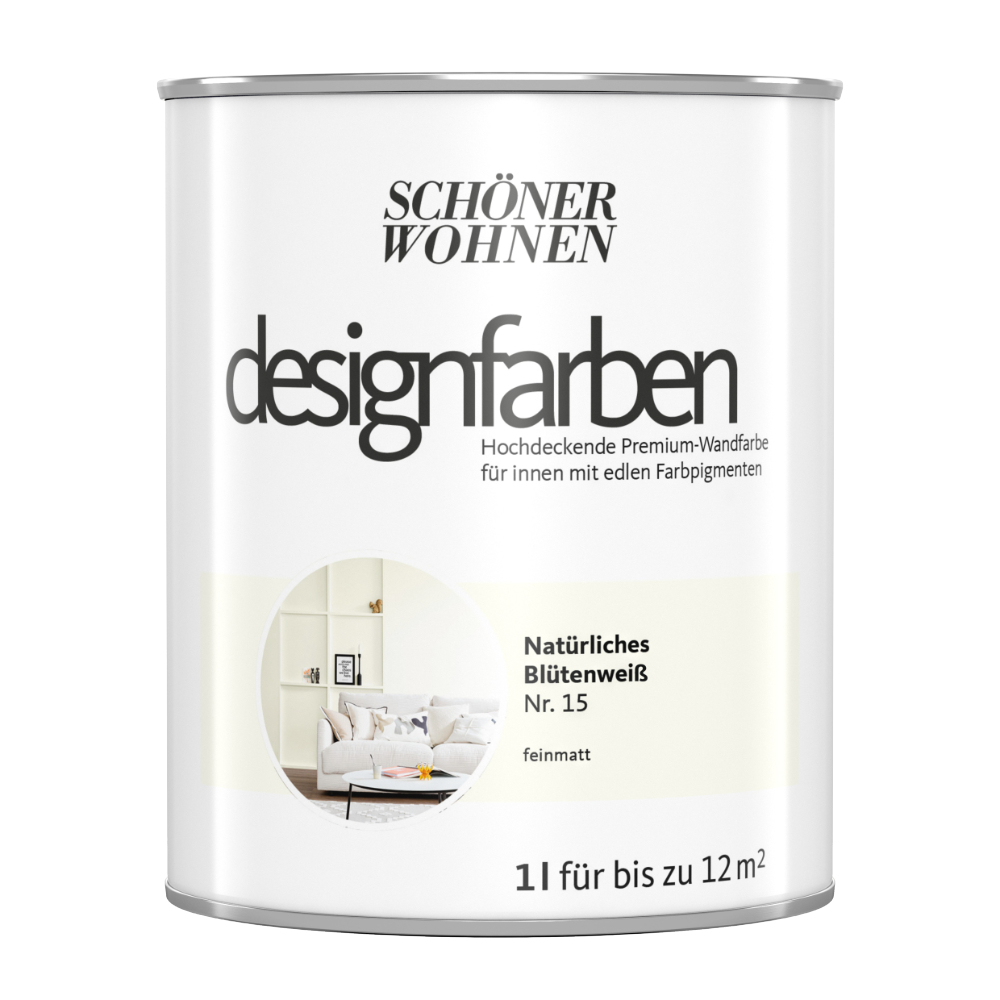 SCHOENER_WOHNEN-Designfarbe Natürliches Blütenweiß