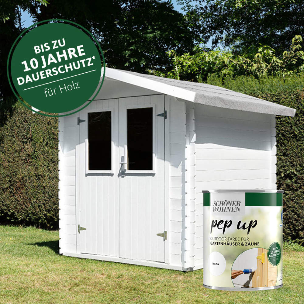 Outdoor Gartenhaus Pep Up Farbe SCHÖNER WOHNEN-pepup