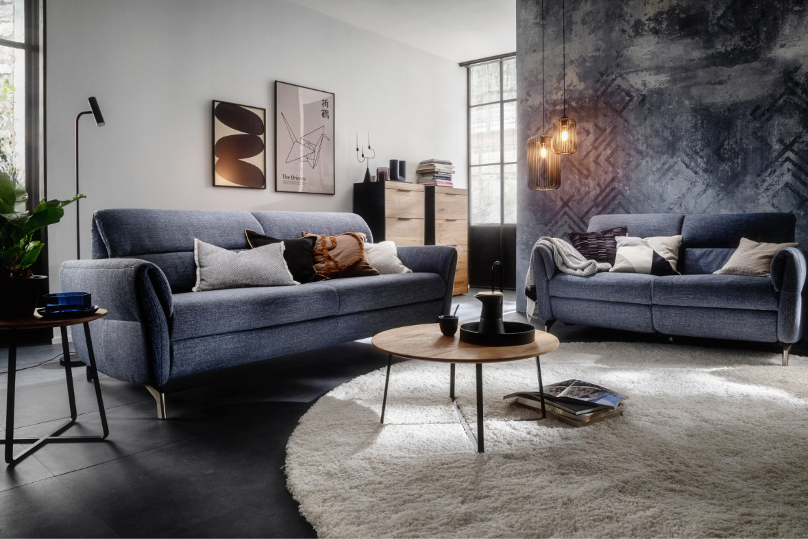 Wohnzimmer mit den passenden Accessoires aufgewertet SCHÖNER WOHNEN-Herbsttextilien