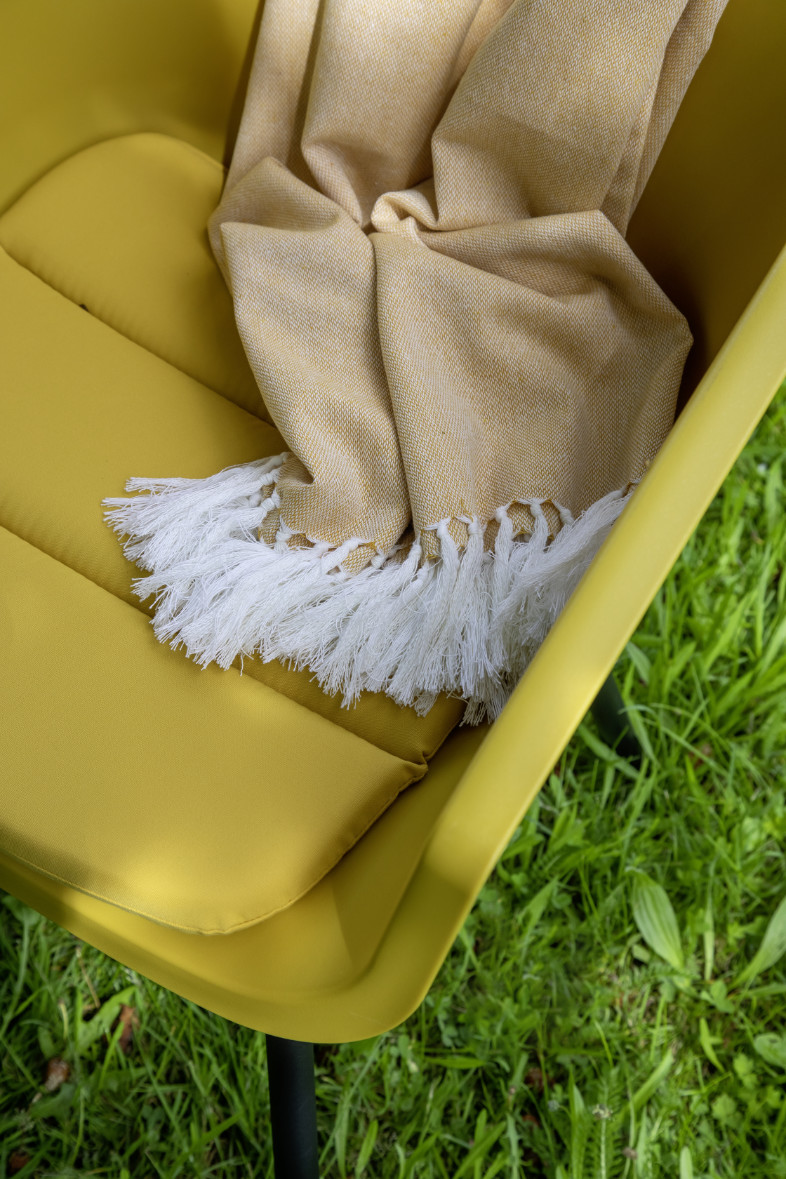 Outdoor-Decke LAMIS in Gelb SCHÖNER WOHNEN-Kollektion Farbe Gelb