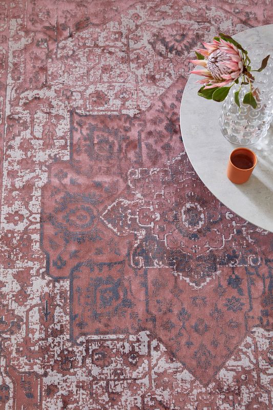 Teppich mit Muster in altrosa SCHÖNER WOHNEN-Teppiche