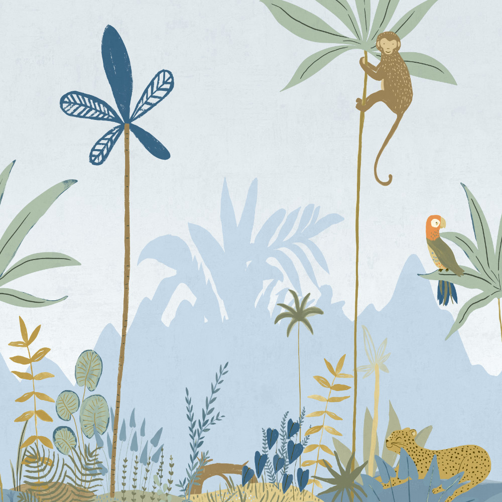 Tapete Wild Paradise-bunt SCHOENER WOHNEN-Wandbild