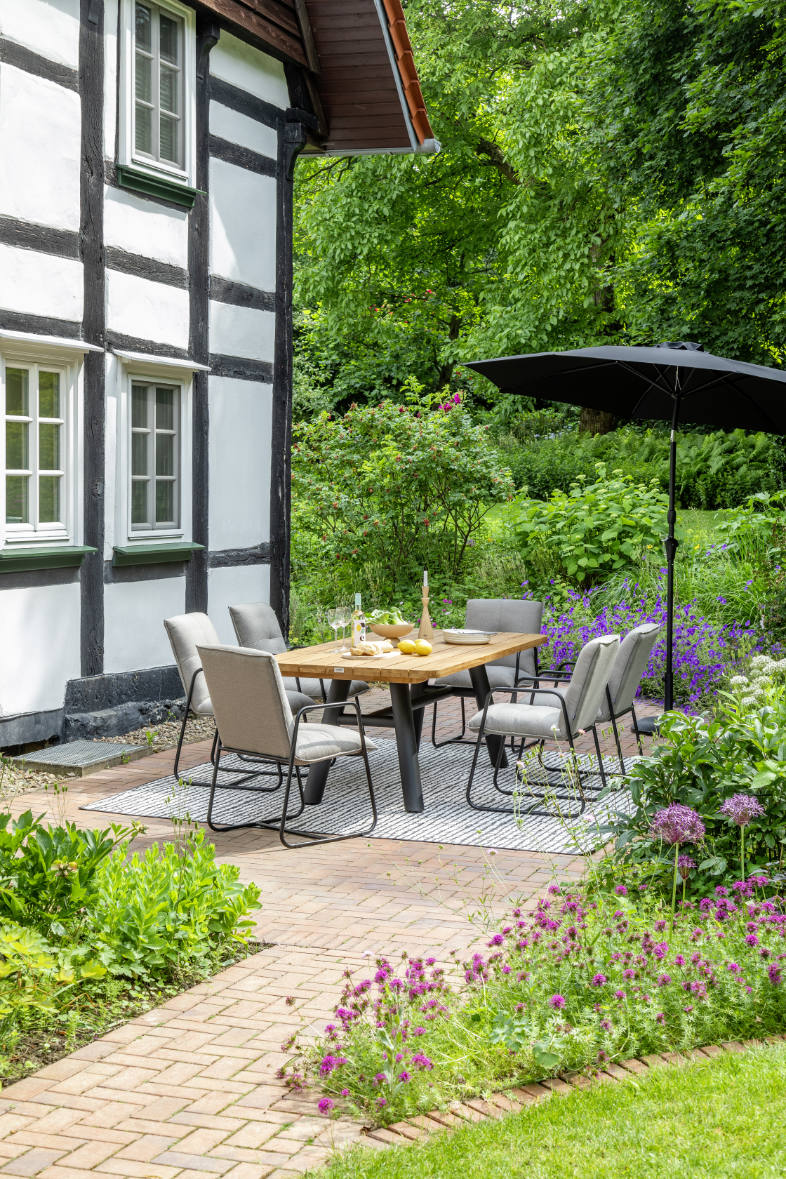 Outdoor-Sonnenschutz Sonnenschirm SAVANETA SCHÖNER WOHNEN-Kollektion Beitrag Sonnenschutz