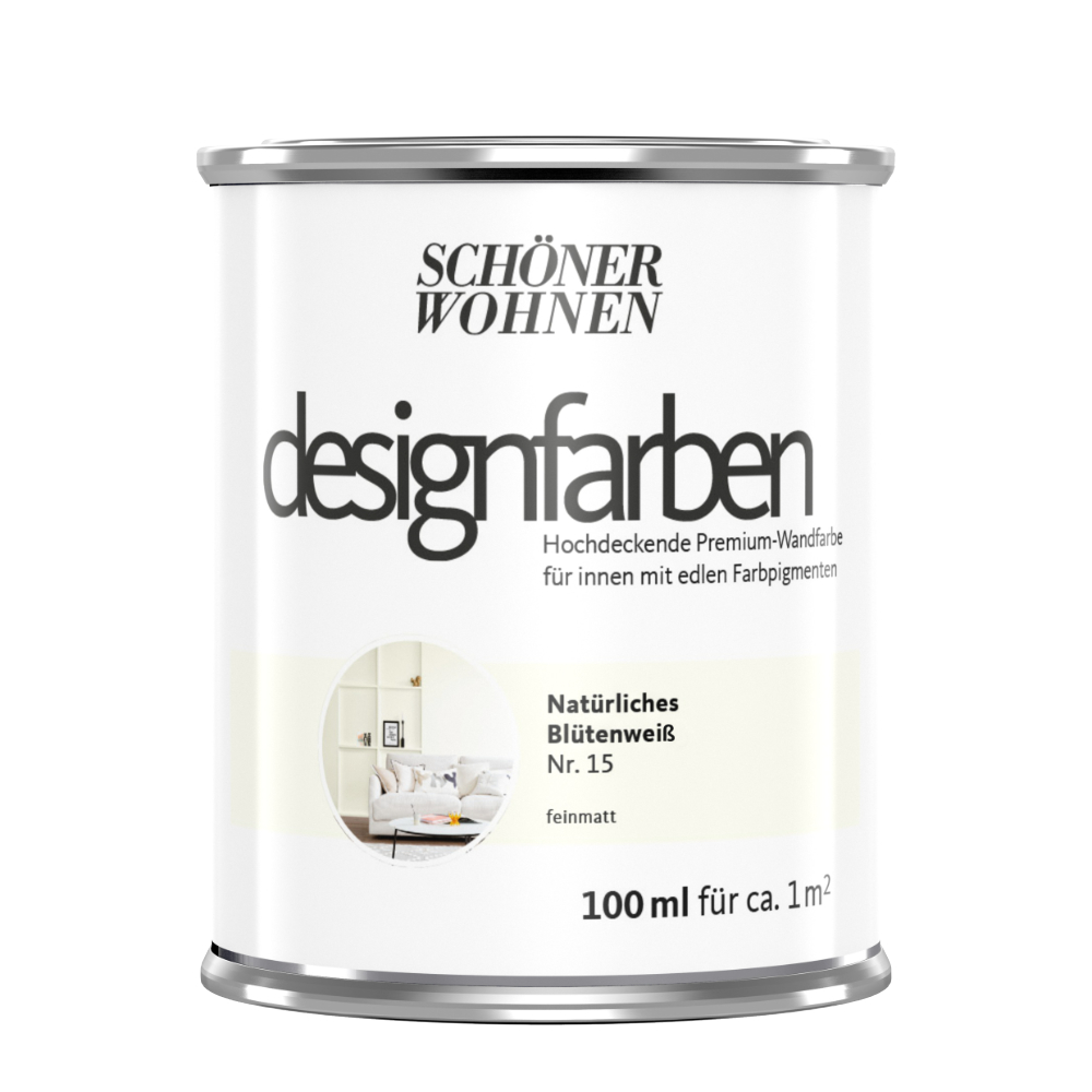 SCHOENER_WOHNEN-Designfarbe Natürliches Blütenweiß